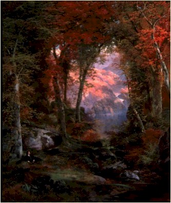 Thomas Moran Autumnal Woods